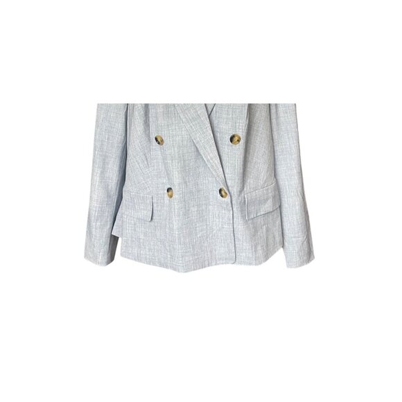 Venus Blue Double Breasted Jacket Blazer Size 20 NWT Career Preppy Business - Picture 3 of 9